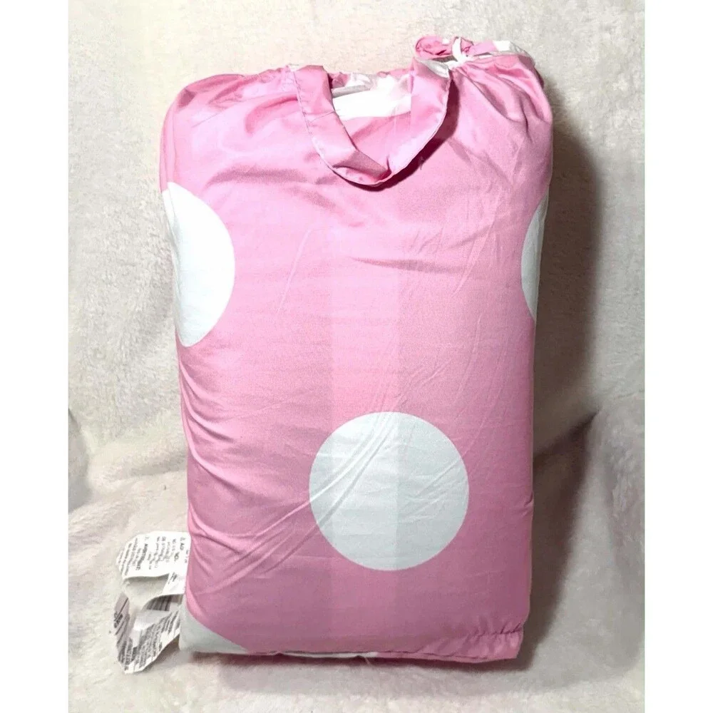 Disney Minnie Mouse Twin Comforter Pink Polka Dot Bedding Set